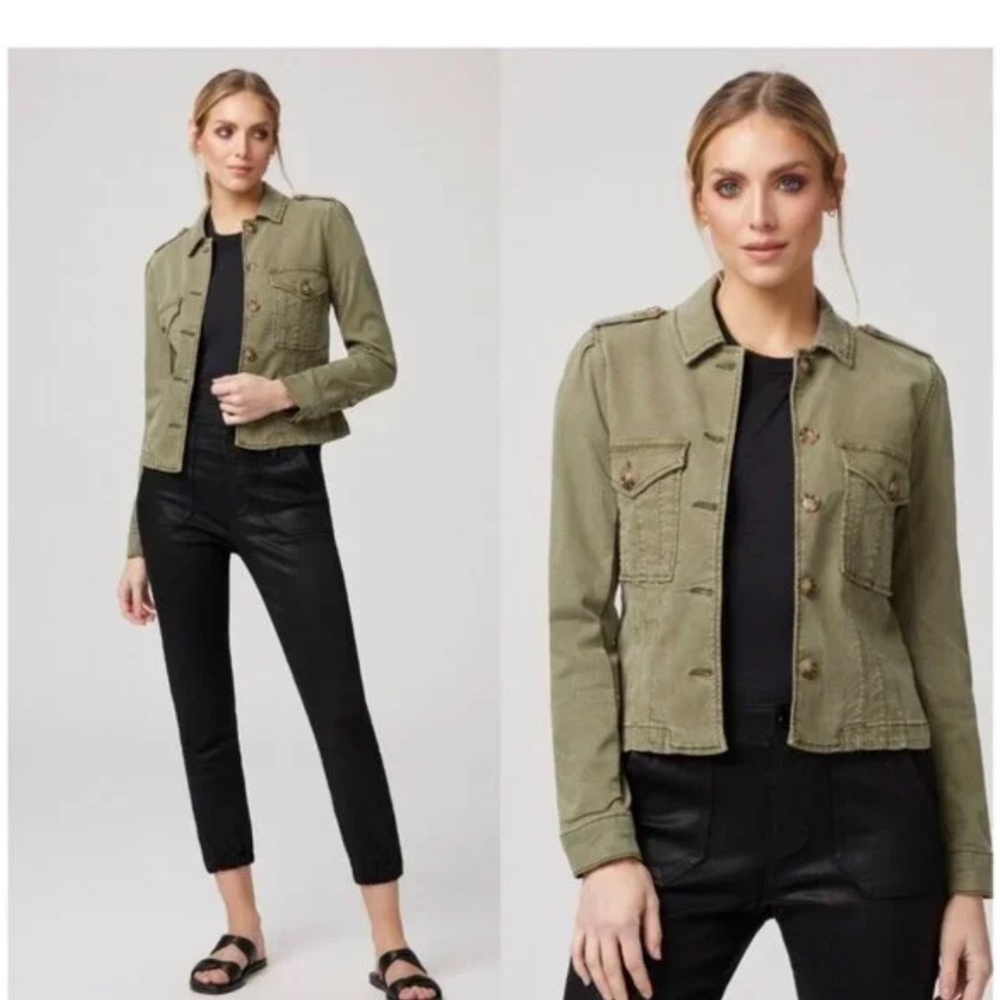 Paige Pacey Cropped Jacket Vintage Ivy size L